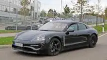 2020 Porsche Mission E spy photo