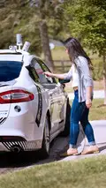 Domino's Pizza Autonomous Ford Fusion