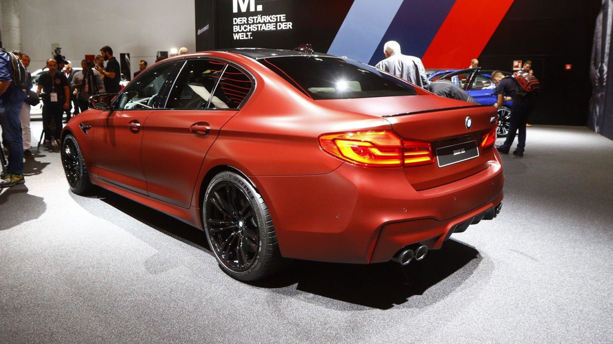 2018 BMW M5 live in Frankfurt