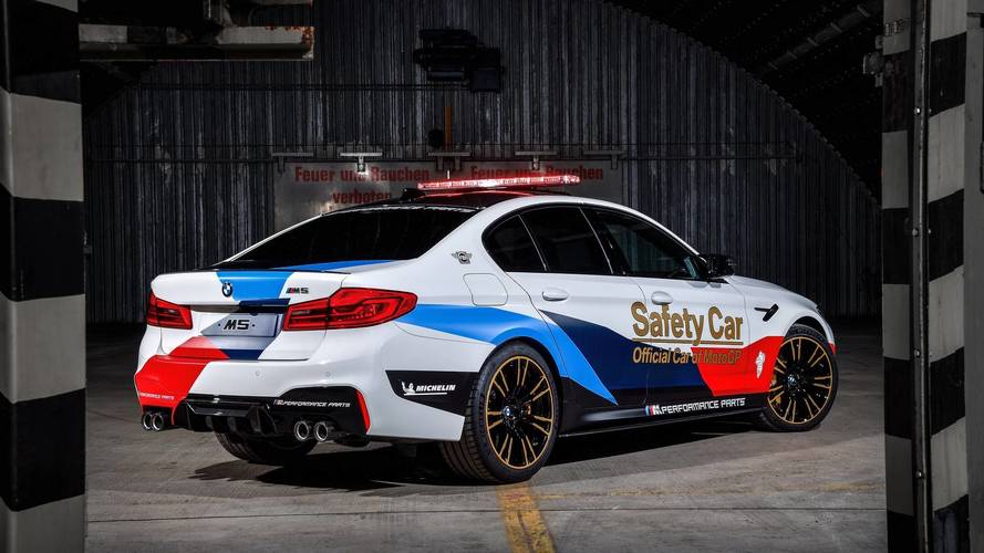 BMW M5 MotoGP Safety Car, hace su estreno vestido de M Performance