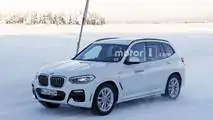 2019 BMW X3 plug-in hybrid spy photo