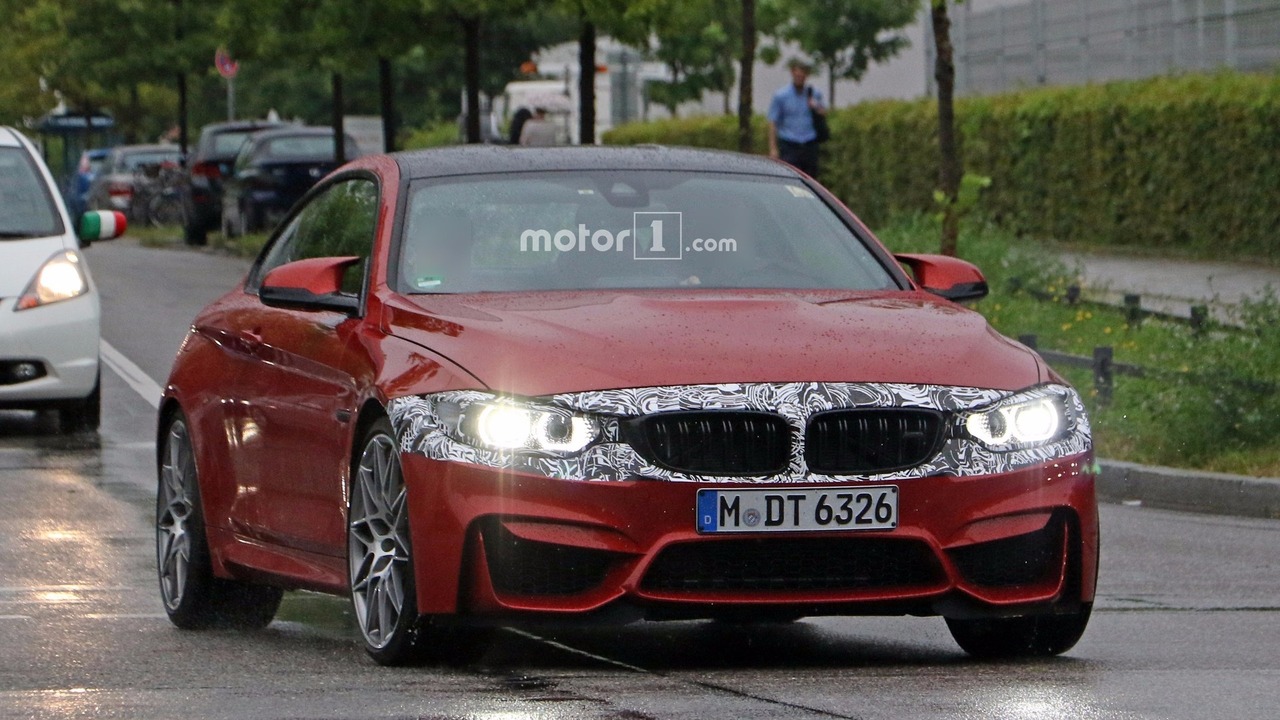 BMW M4 facelift spy photo