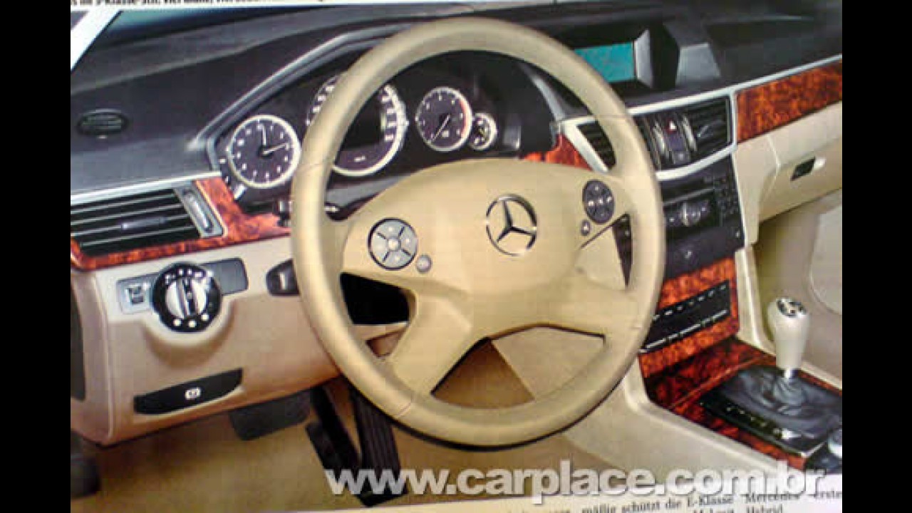 Nova geração: Vazam imagens do novo Mercedes-Bens Classe E 2010