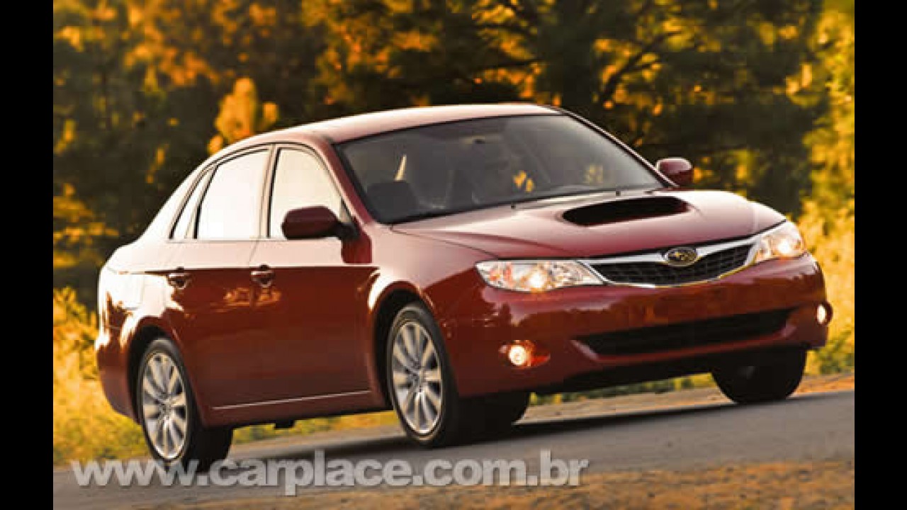 Subaru apresenta a linha 2009 do hatch Impreza WRX e do sedã Impreza 2.5 GT