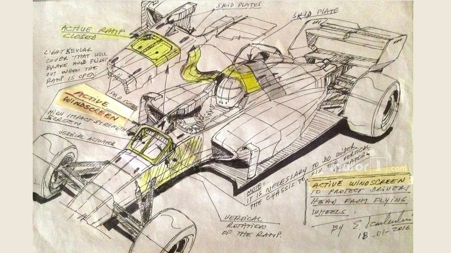 Enrique Scalabroni active windscreen sketch