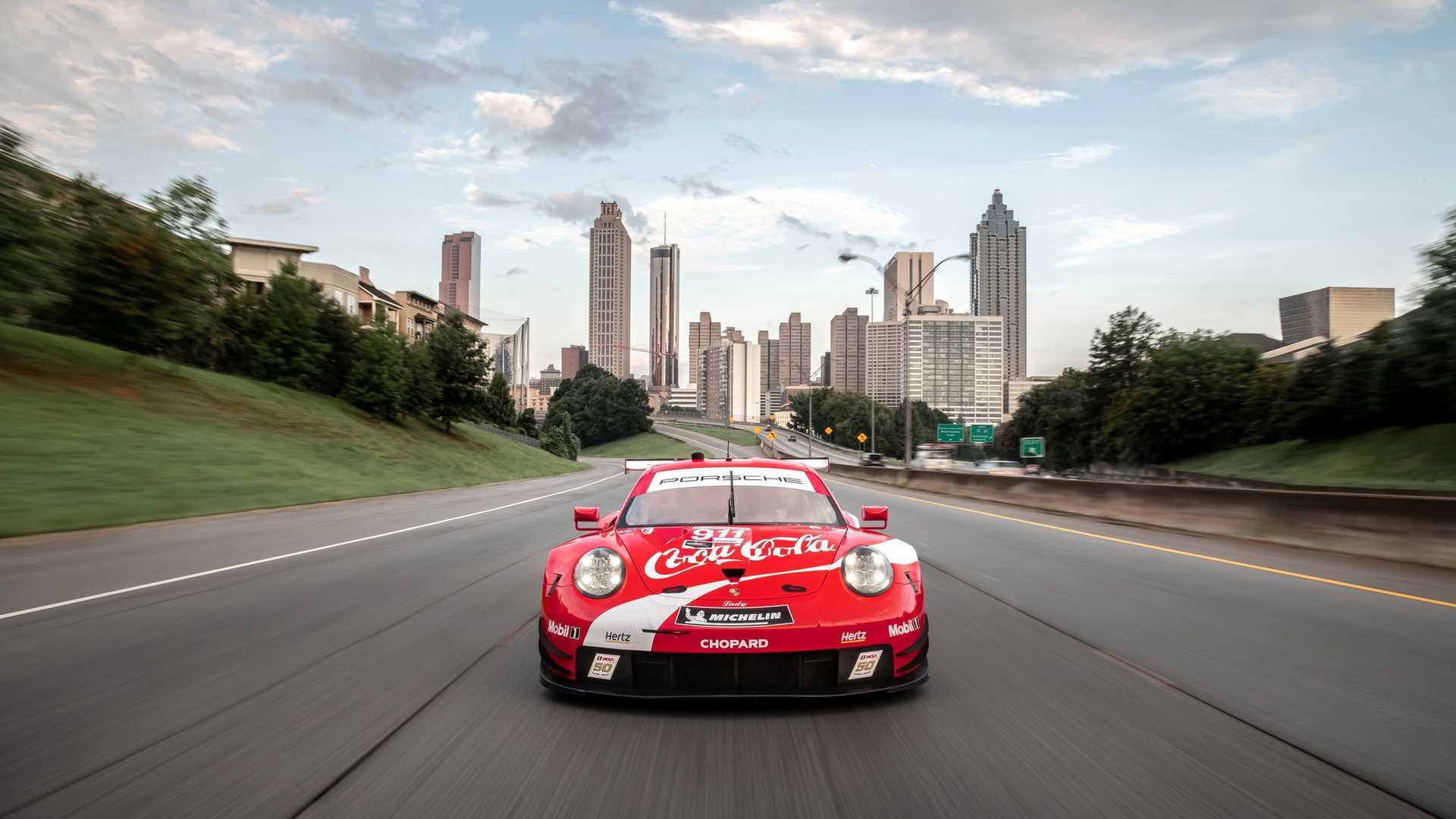 Porsche 911 RSR Coca-Cola livery