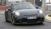 Porsche 911 GT3 facelift spy photo