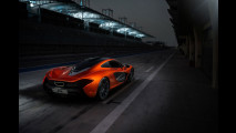 La McLaren P1 concept sul circuito del Bahrain