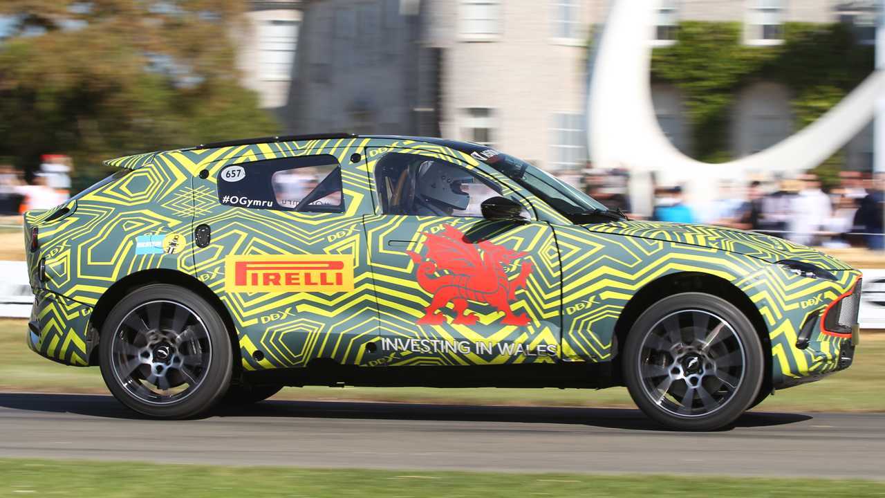 Aston Martin DBX at the 2019 Goodwood Festival of Speed