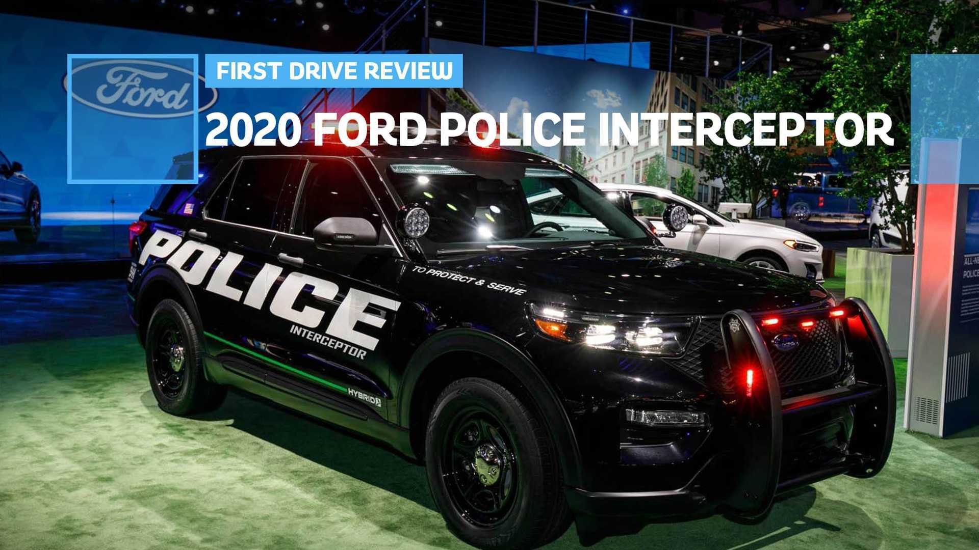 2020 Ford Police Interceptor Utility Hybrid First Drive Boys In Blue Go Green 3569