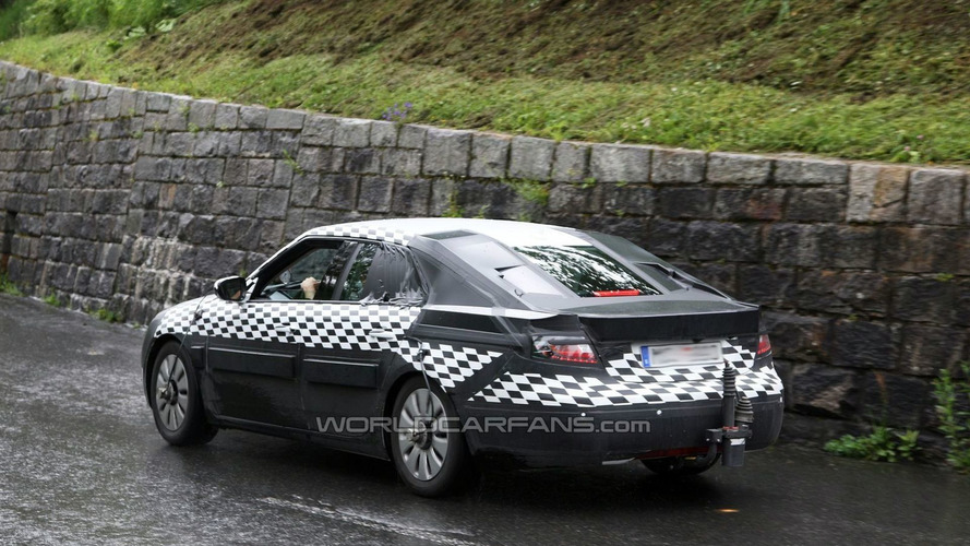 Saab 9 5 News And Reviews Motor1 2010 Saab 9 5 Sedan Latest Spy Photos In The Alps