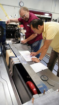 Chevrolet Volt in testing - battery lab