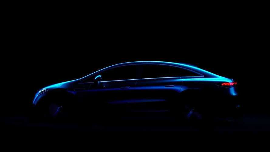 2022 Mercedes EQS Reveals Swoopy Profile In New Teaser Image
