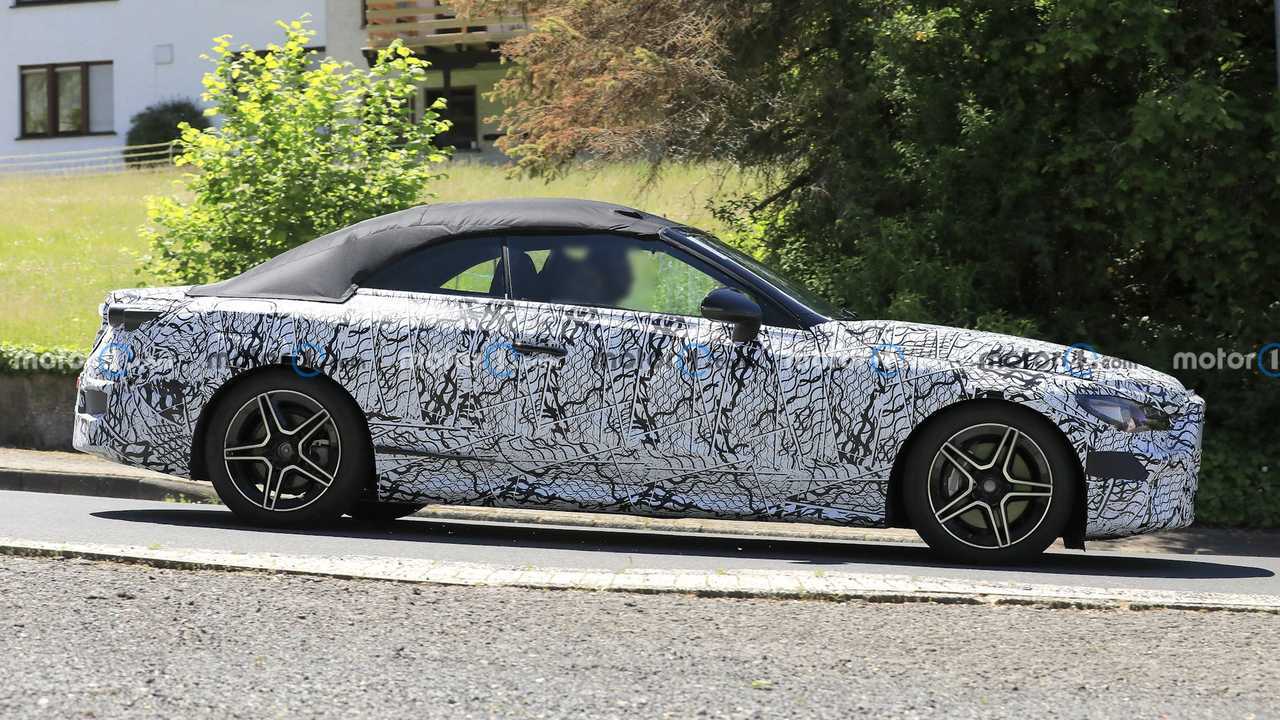 Mercedes-Benz Clase C Cabriolet 2021, fotos espía