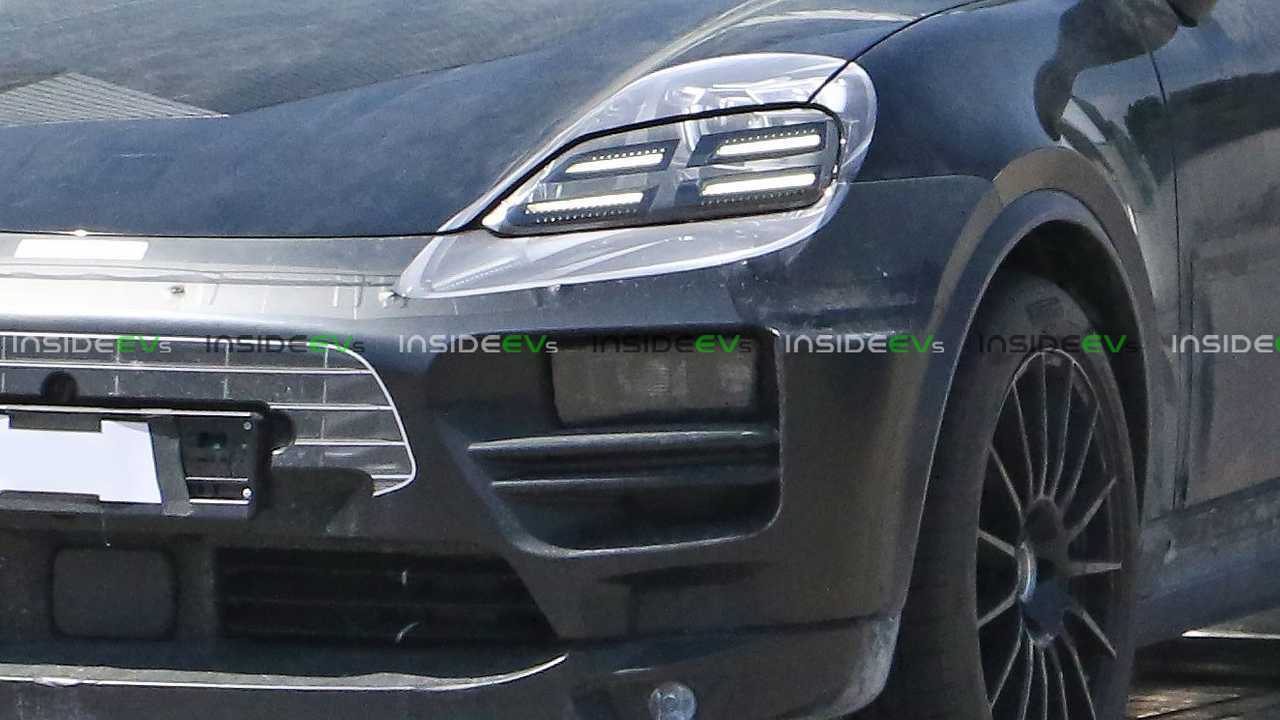 Электрический Porsche Macan: шпионские снимки
