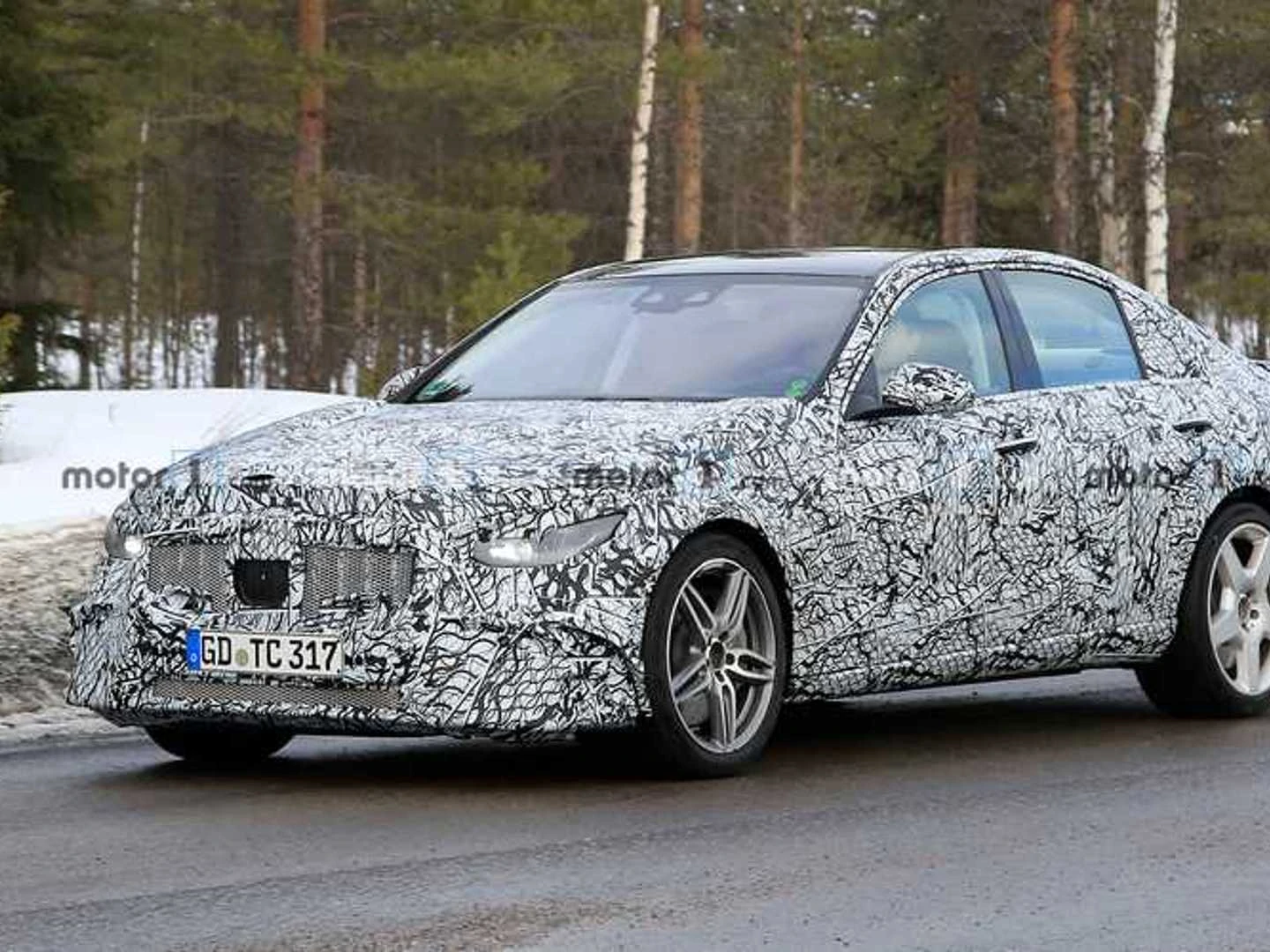 Mercedes Amg C 53 2021 Erlkonig Versteckt Vierzylinder