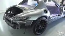 Stripped-down Mercedes SLS AMG Black Series