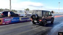 Mercedes-AMG G63 ve BMW X5 M drag yarışında