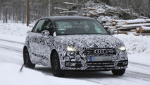 2014 Audi A1 facelift spy photo