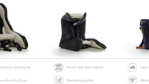 Volvo inflatable child seat concept