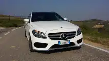 Mercedes C300 h Station Wagon, test di consumo reale Roma-Forlì