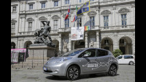 Una Nissan Leaf a Chiara Appendino