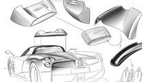 Pagani Huayra Roadster rendering