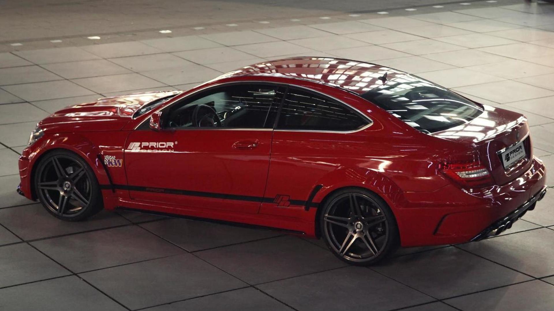 Mercedes Benz C Class Coupe With Prior Design Widebody Kit