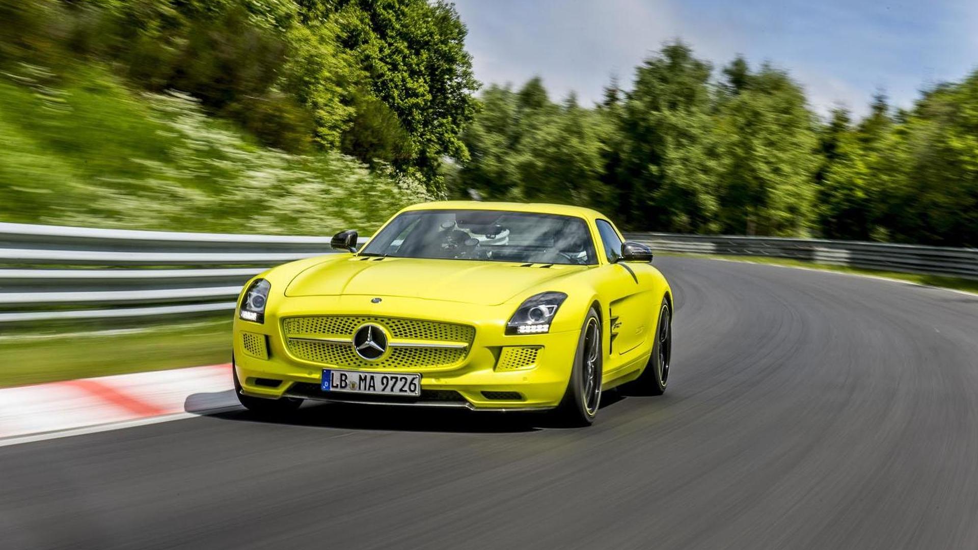 Mercedes Sls Amg Electric Drive Sets A New Record At The Nurburgring