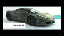 Ferrari 458 Italia mimetica  