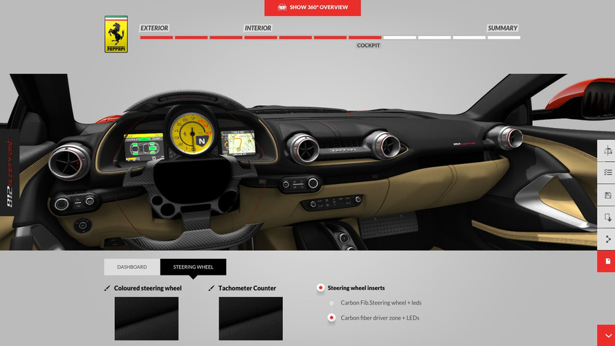 Configuration Ferrari 812 Superfast