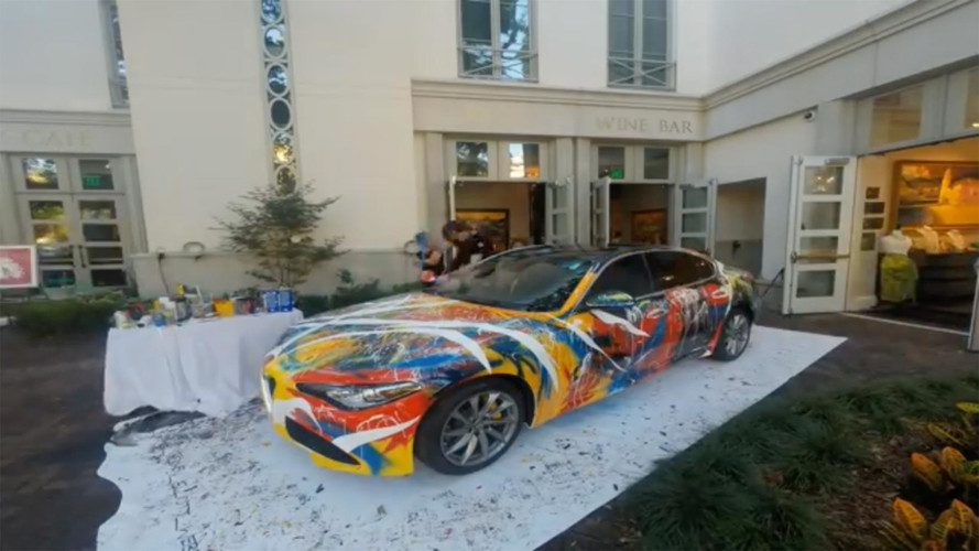 Une Alfa Romeo Giulia rhabillée par un artiste américain