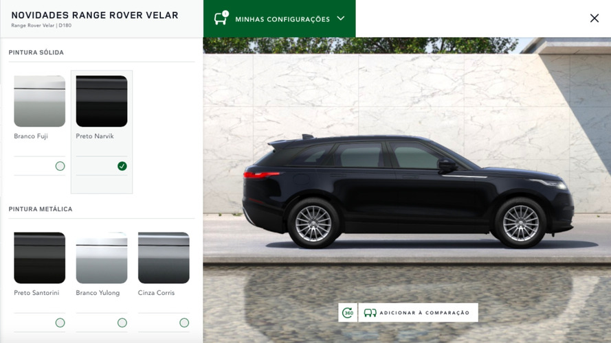 Range Rover Velar - Site Brasil