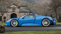 Arrow Blue Porsche 918 Spyder