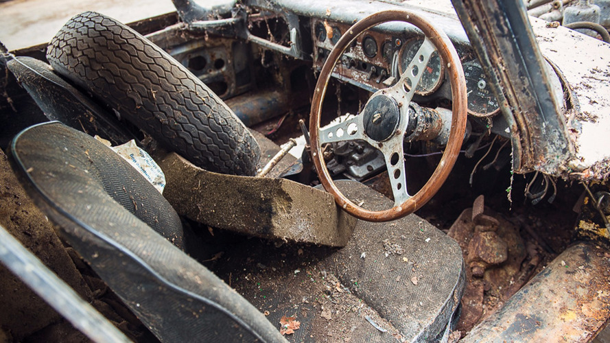 Jaguar Type E Sortie de grange