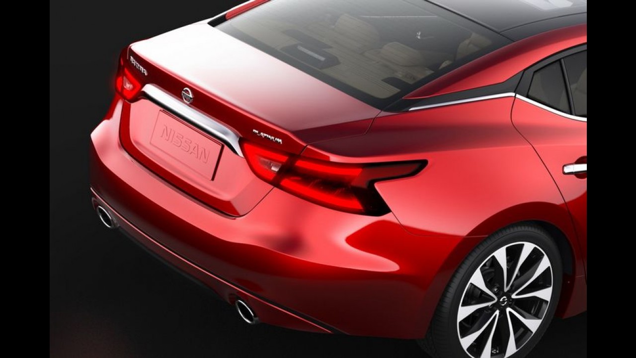 Nissan Maxima, que não vem ao Brasil, aparece em primeiras fotos oficiais