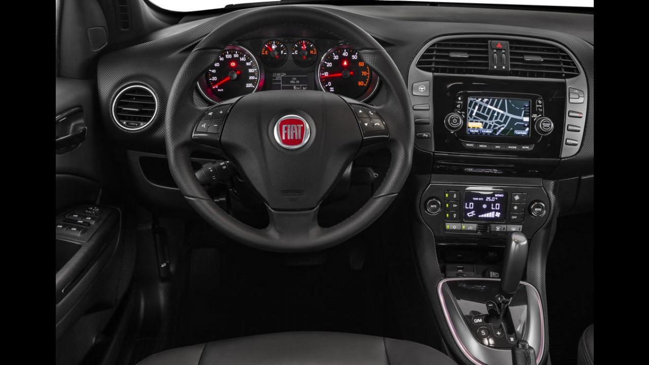 Fiat Bravo 2016 ganha novos itens e versão BlackMotion