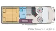 Camper VANTourer basato su Fiat Ducato (2025)