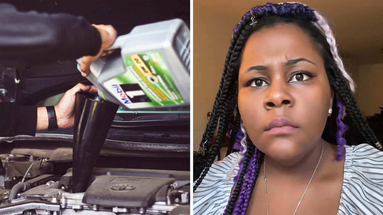 Woman takes her car to the mechanic for an oil change. Then they tell her to never come back. Why?