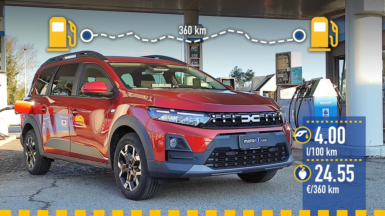 Dacia Jogger full hybrid (2026), la prova dei consumi reali