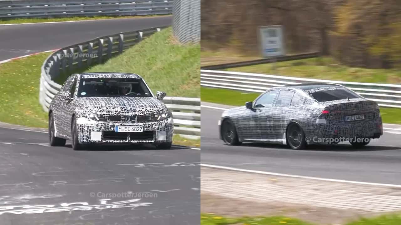 La nuova BMW M350 nei test al Nurburgring