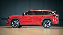 Skoda Kodiaq als Papiermodell im Maßstab 1:10