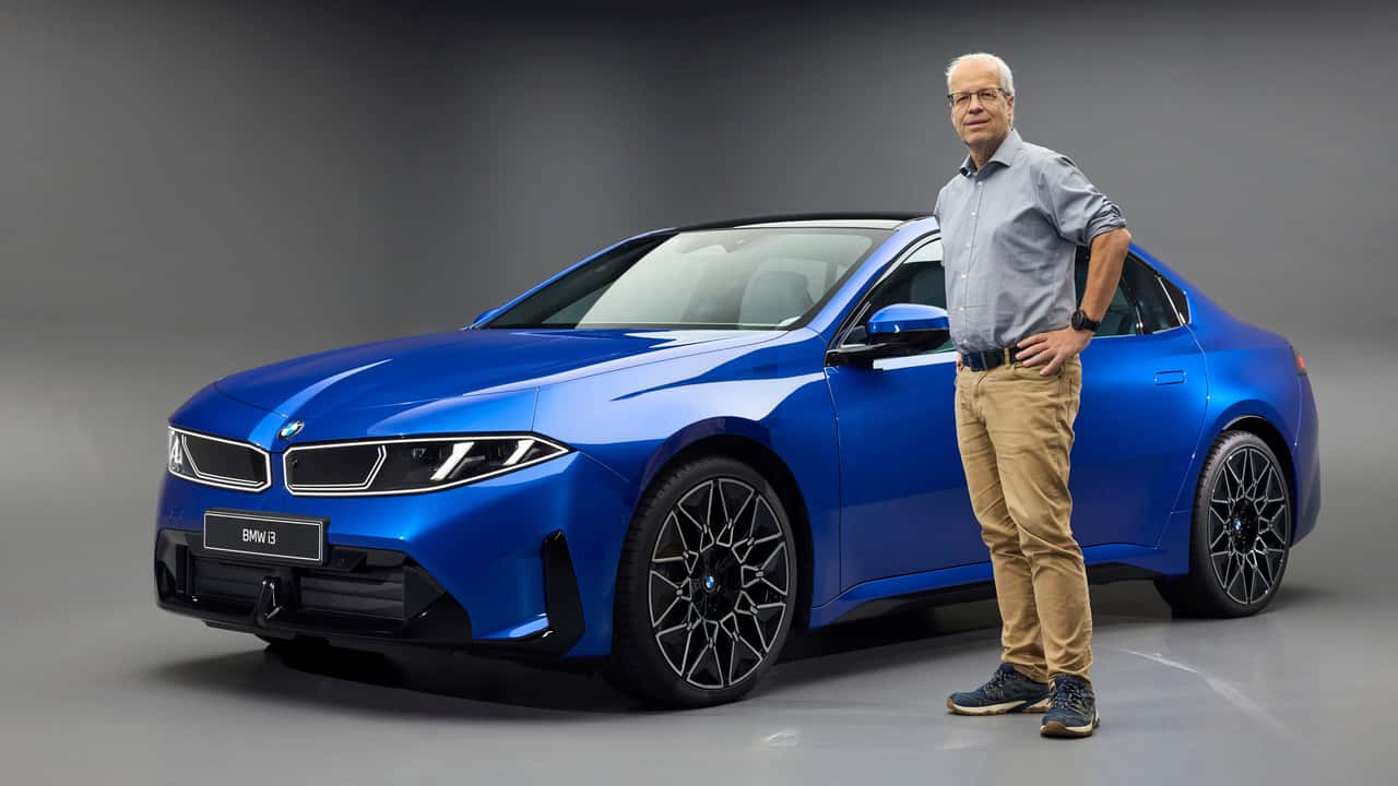 BMW i3 mit Autor Stefan Leichsenring