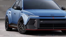 New Hyundai Elantra N Rendering By Motor1