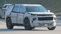 New Chevrolet Traverse Front View Spy Photo