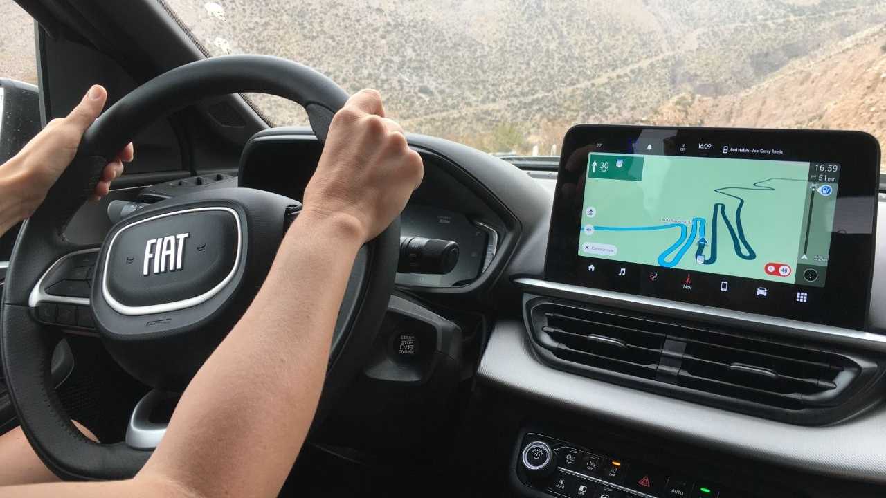 La cuesta del Lipán, uno de los caminos con más meandros del viaje.