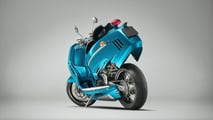 Piper Moto J1 - Rear Left Angle Exposed Engine View