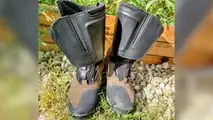Gear Review - REV'IT! Discovery GTX Boots - Outside - Front View - Open