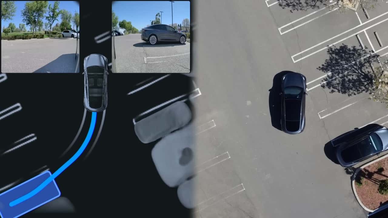 tesla autopark