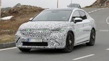 Skoda Enyaq Coupé Facelift (2025) als Erlkönig